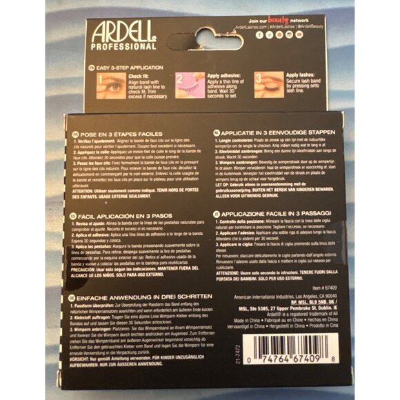 Ardell Professional Faux Mink Wispies  Invisiband False Eyelashes 4 Pairs - Picture 4 of 5